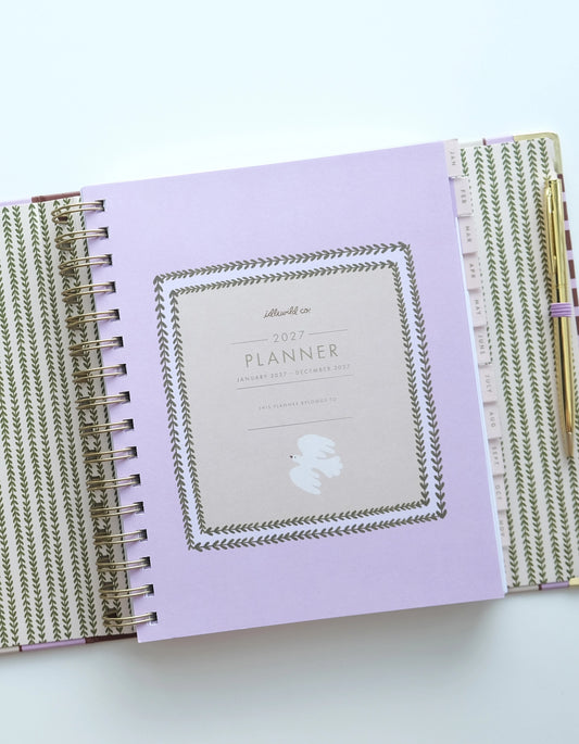 2027 Folk Art Binder Planner