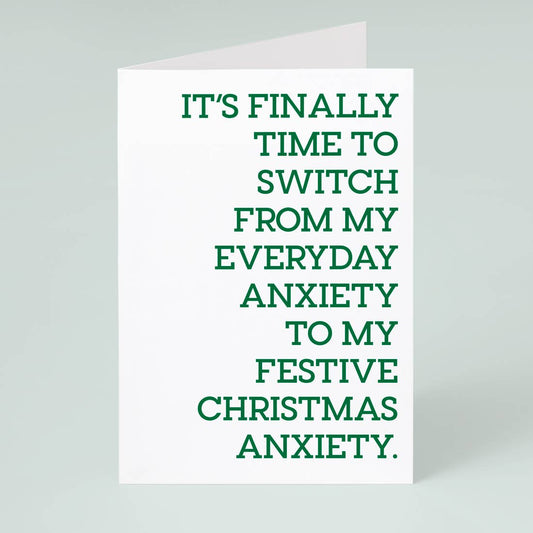 Christmas Anxiety – Greeting Card (Christmas)