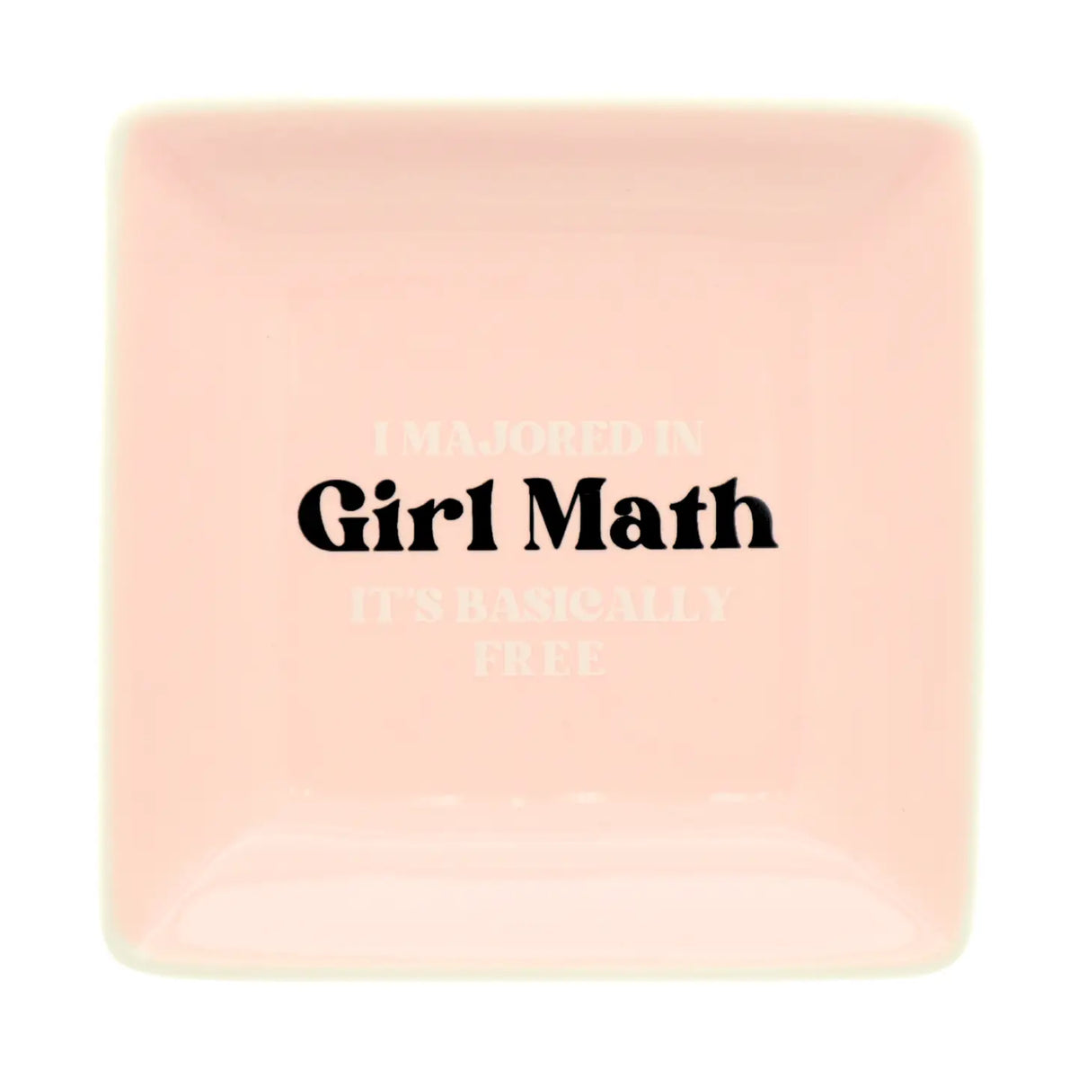 Girl Math Trinket Tray