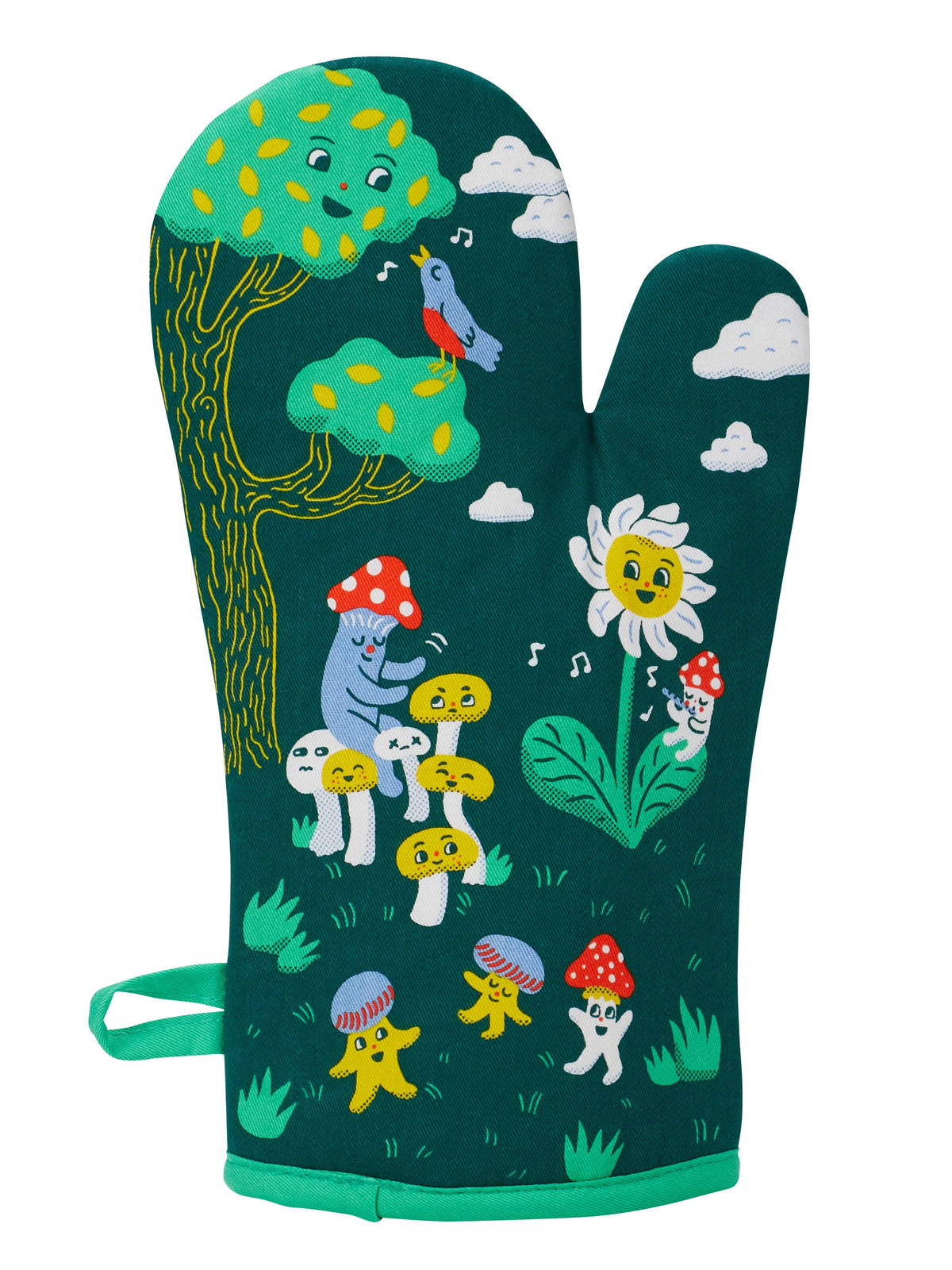 Joy Of Mushrooms Oven Mitt