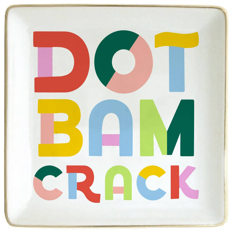 Mahjong Ceramic Trinket TrayMahjong Ceramic Trinket Tray