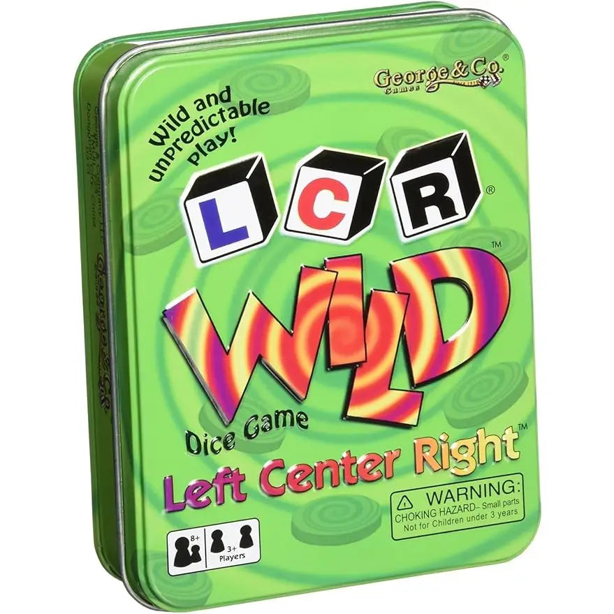 LCR Wild - Classic Game in Colorful Tin