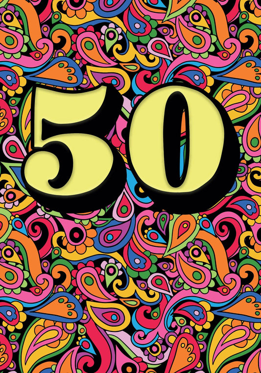 Fifty Greeting Card