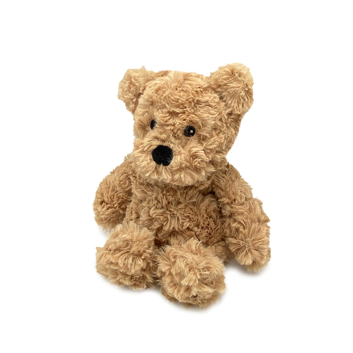 Brown Curly Bear Warmies® Junior