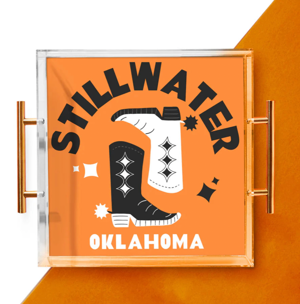 Large Stillwater Kick Off Tray OSU