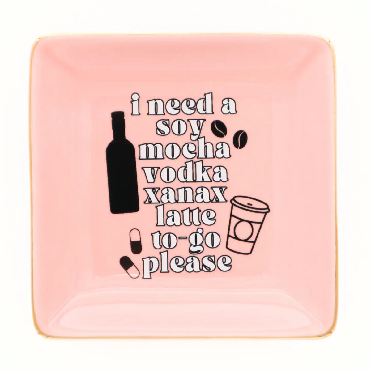 Need a Drink Trinket Tray