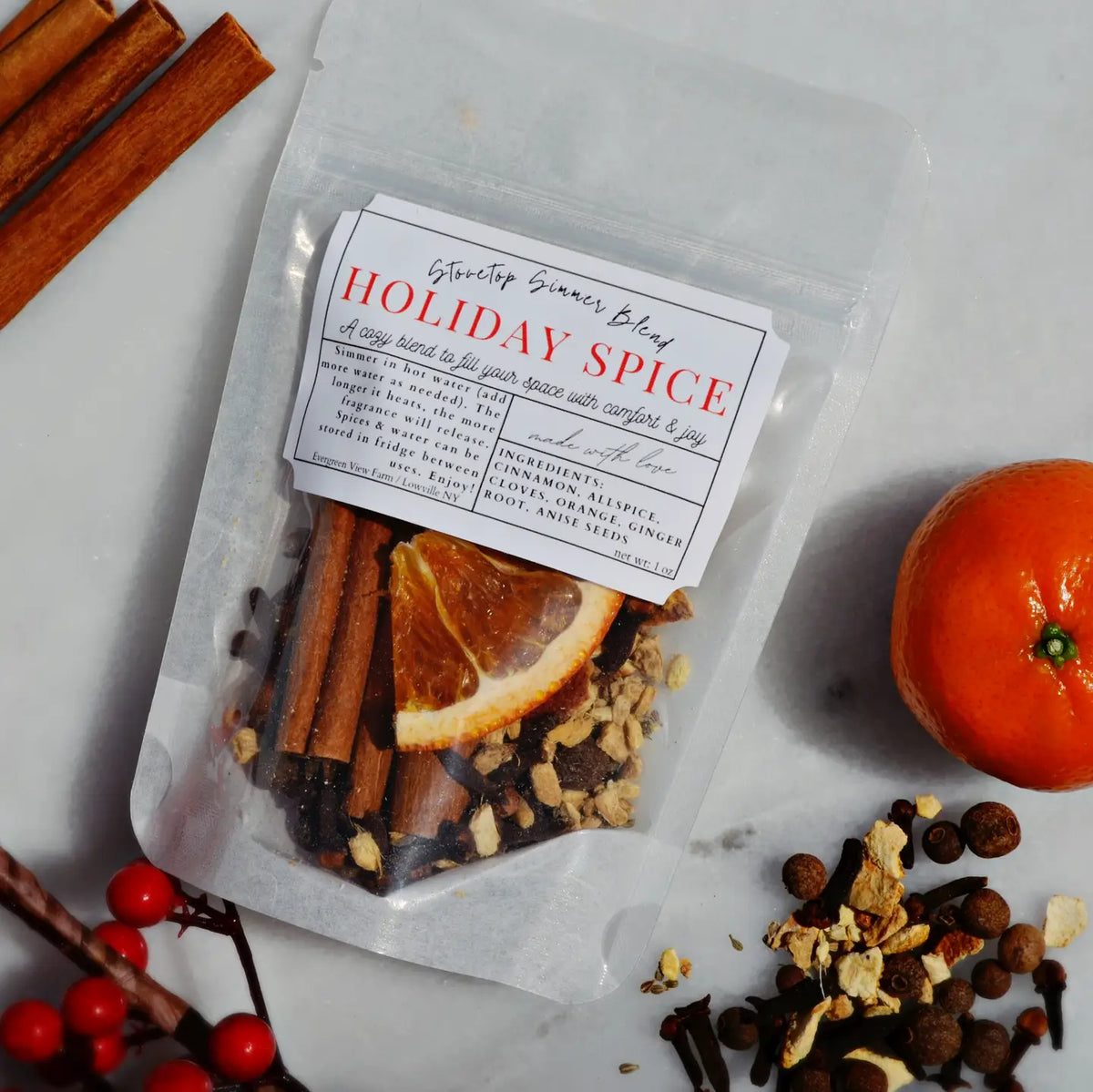 Simmer Stovetop Potpourri Holiday Spice