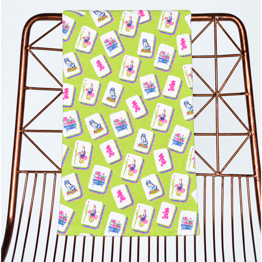 Mahjong Microfiber Double Sided Towel