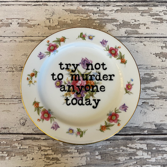 Funny Vintage Plates