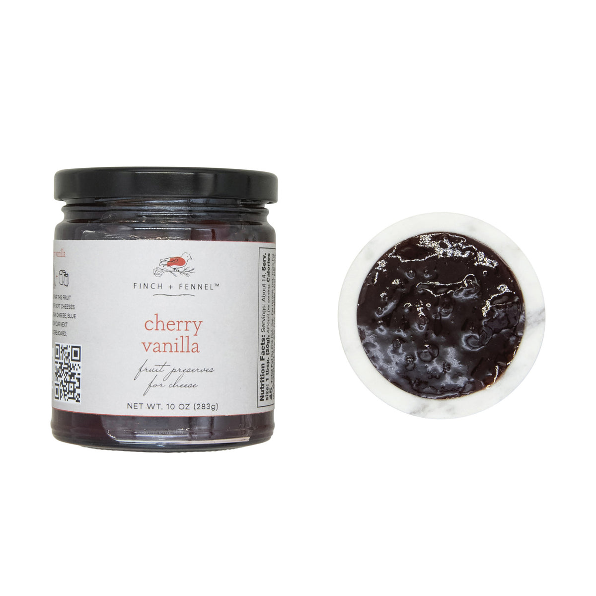 10 oz. Cherry Vanilla Fruit Preserves for Cheese