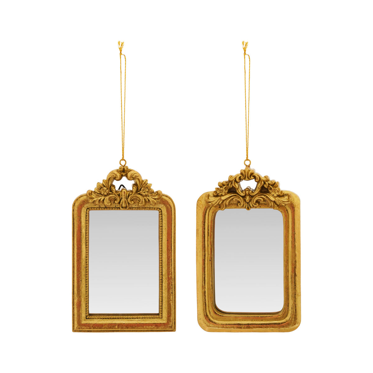 Resin Baroque Mirror Ornament