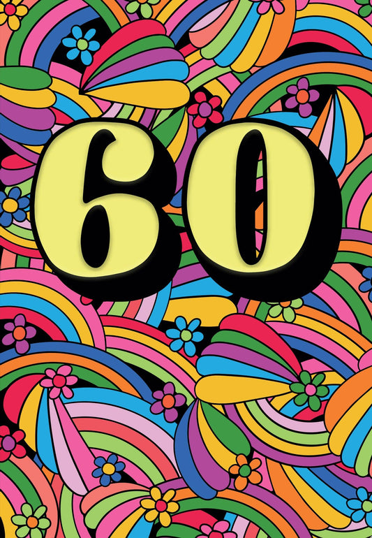 Sixty Greeting Card
