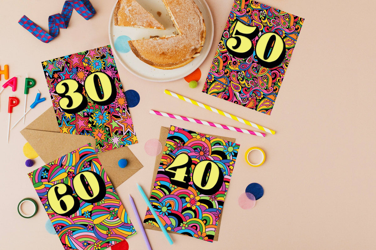 Sixty Greeting Card