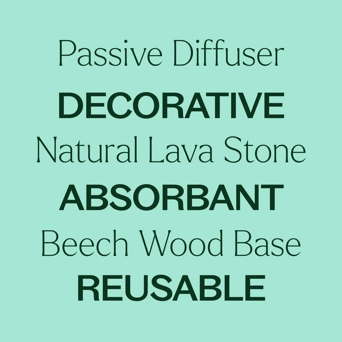 Lava Rock Passive Essential Oil Diffuser