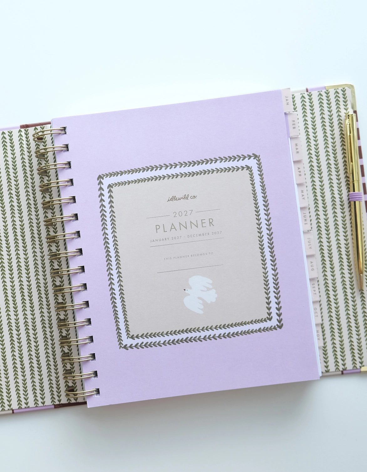2027 Folk Art Binder Planner