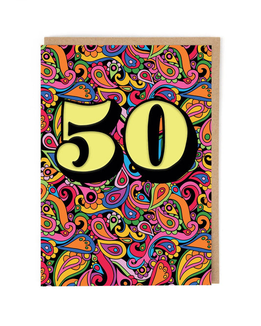 Fifty Greeting Card