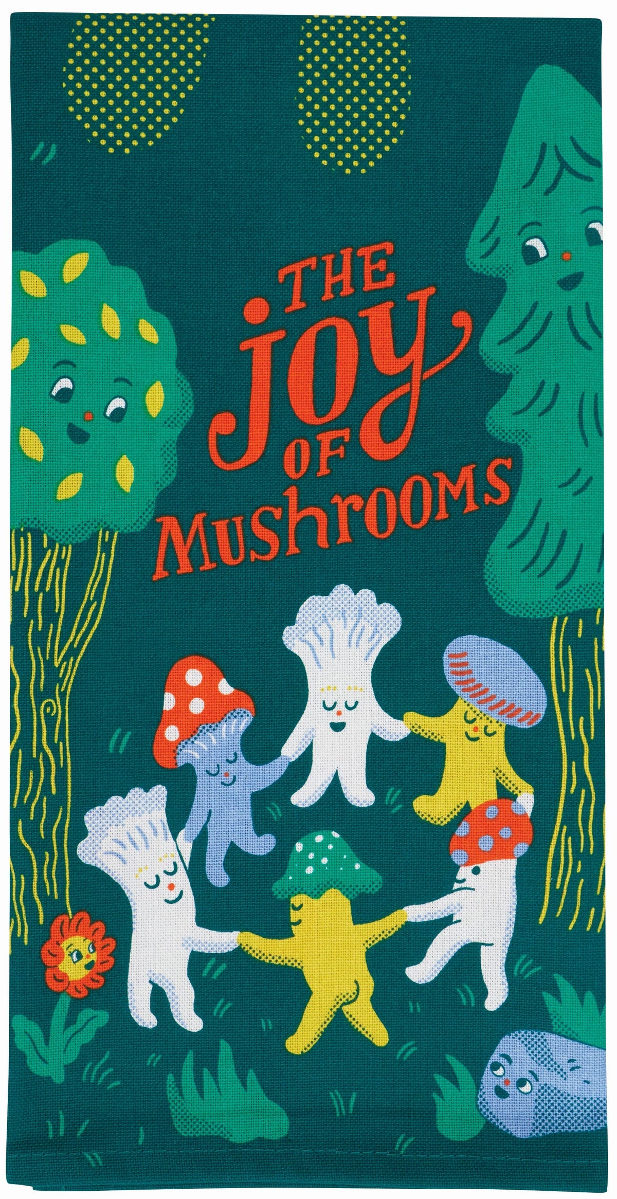 Joy Of Mushrooms Dish Towel