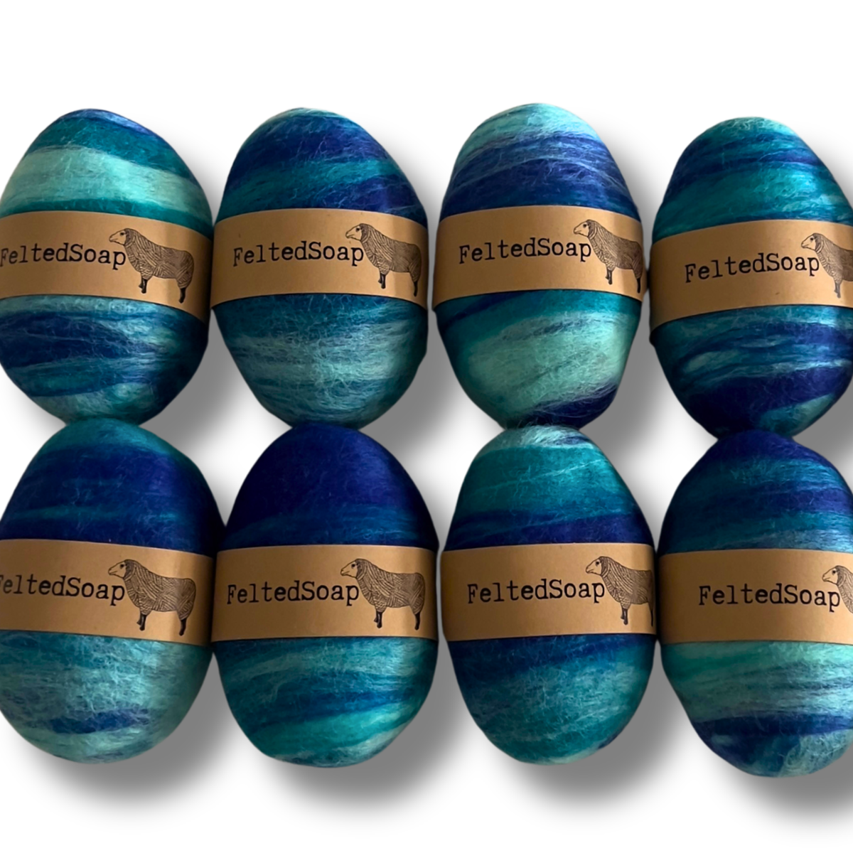 Felted Soap in Various Colors