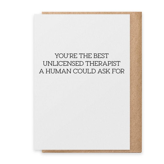 Unlicensed Therapist - Greeting Card