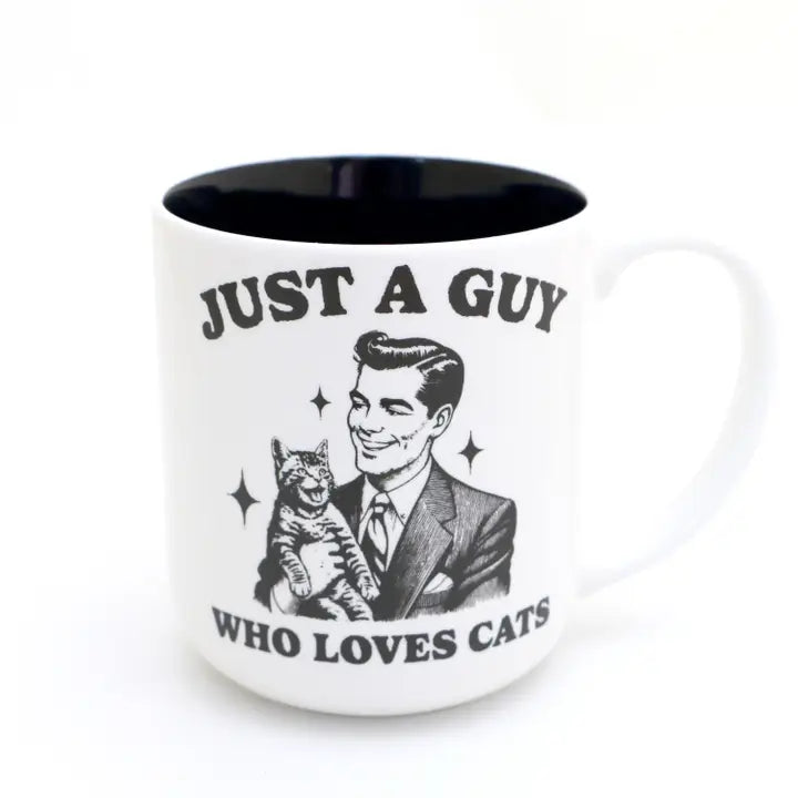 Just A Guy Who Loves Cats Mug