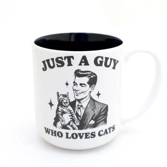 Just A Guy Who Loves Cats Mug