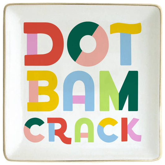 Mahjong Ceramic Trinket TrayMahjong Ceramic Trinket Tray