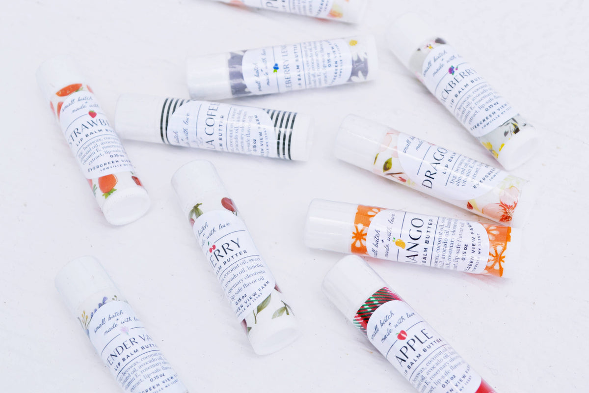 Lip Balm Butter Variety Pack Assorted Flavors