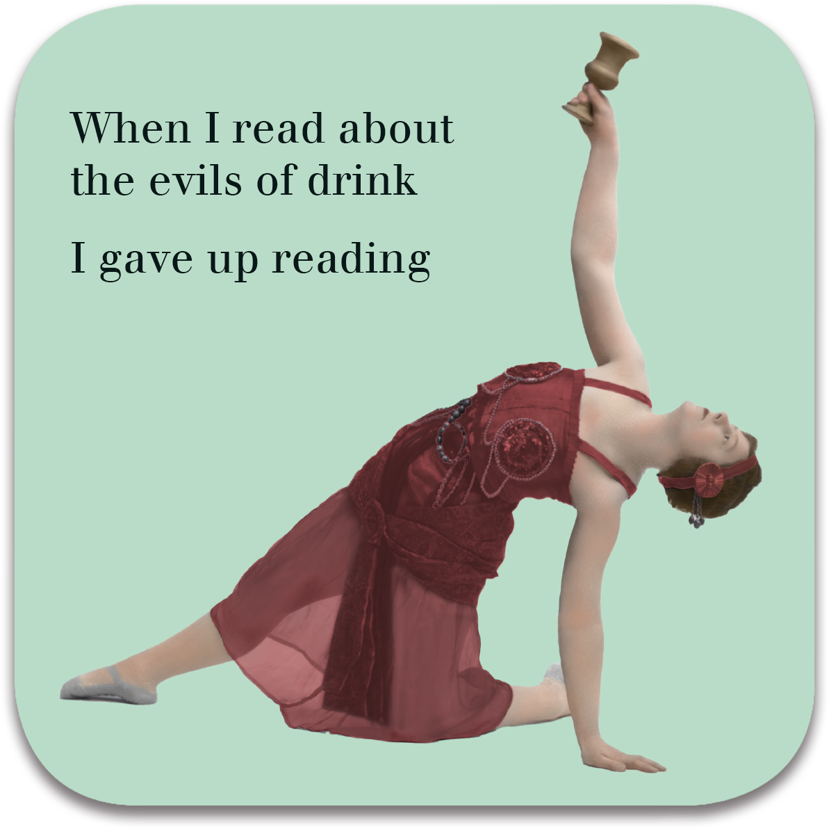 Evils of Drink Coaster