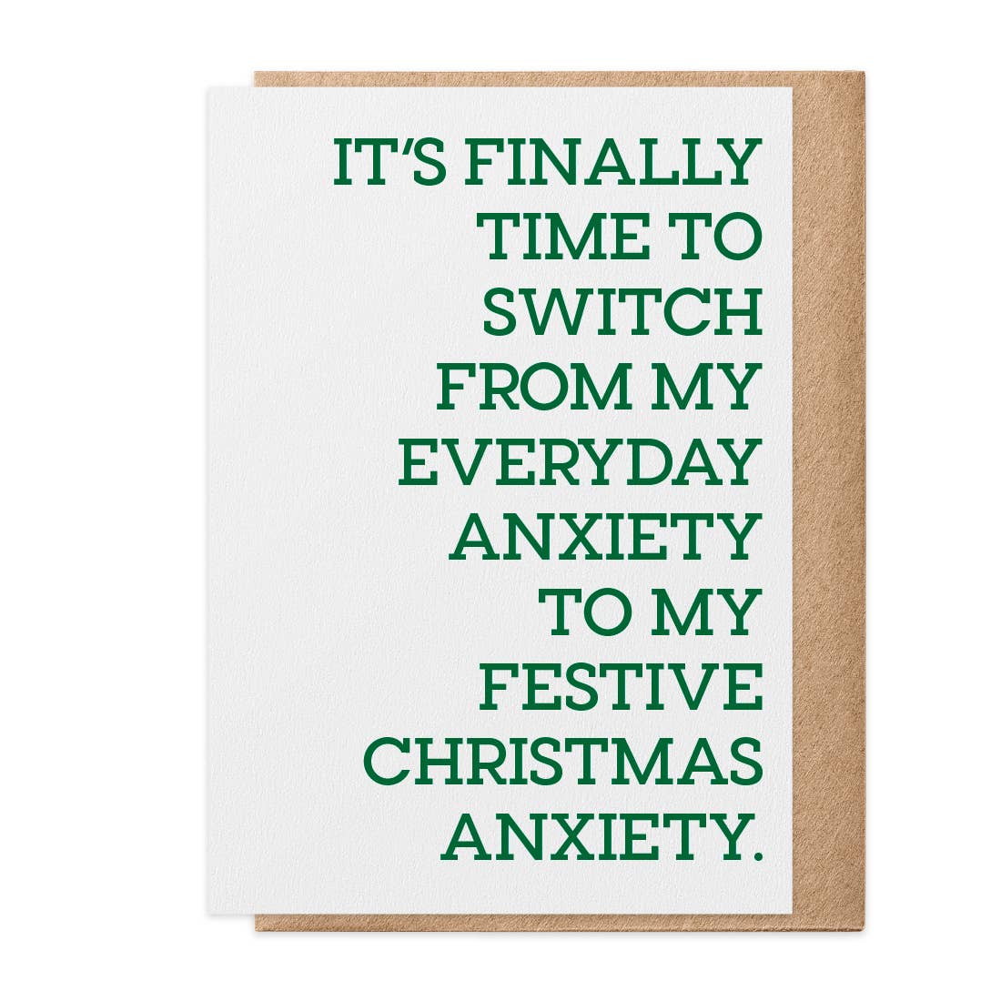 Christmas Anxiety – Greeting Card (Christmas)