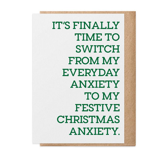 Christmas Anxiety – Greeting Card (Christmas)