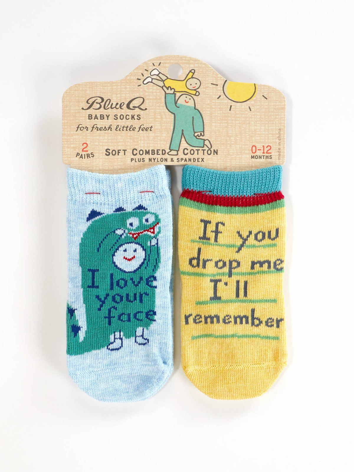Your Face/ Drop Me Baby Socks