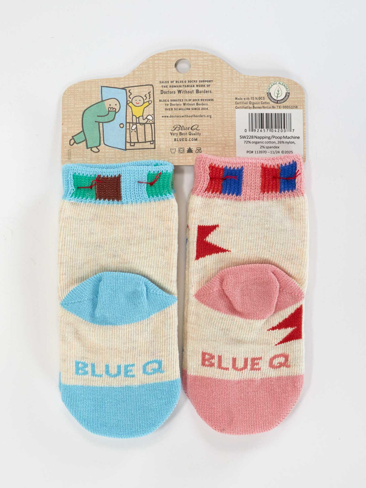 Napping/Poop Machine Baby Socks