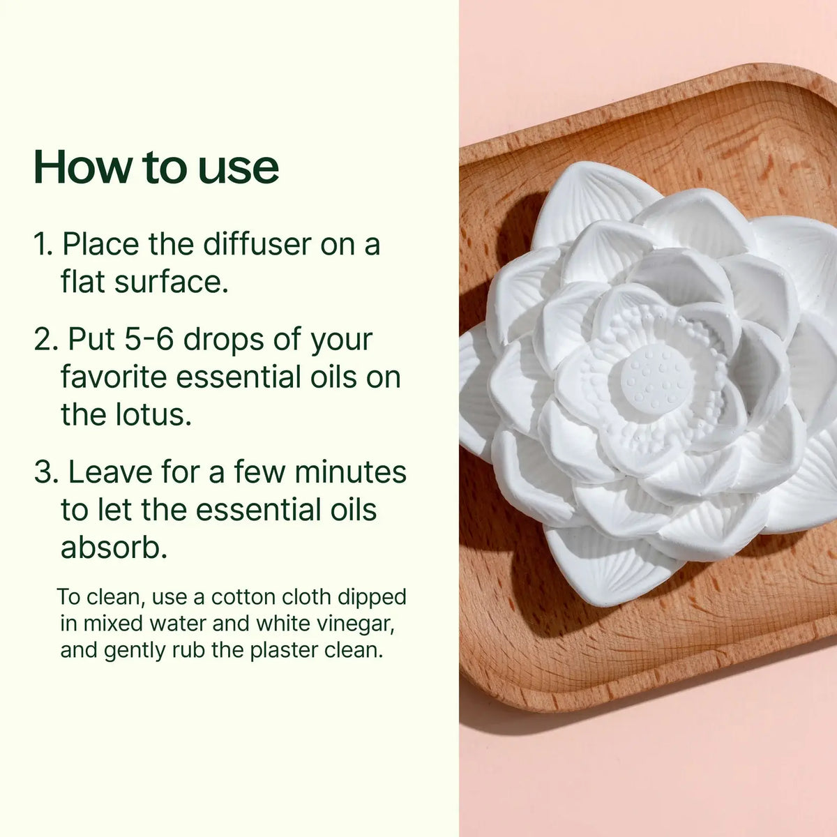 Passive Lotus Essential Oil Diffuser