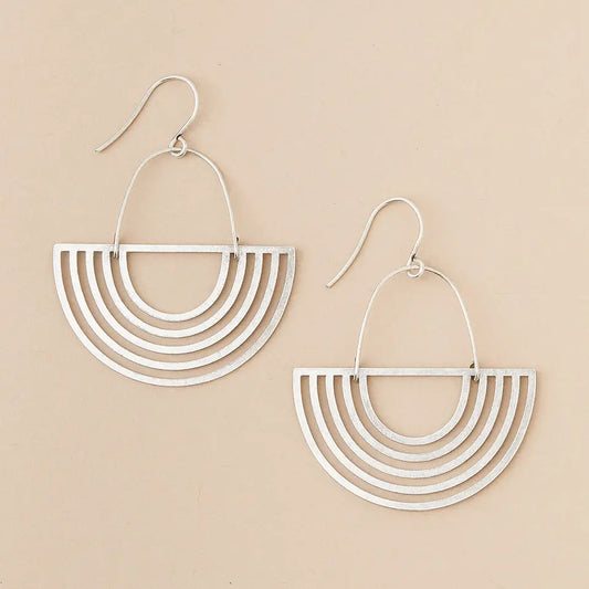 Refined Earring Collection - Solar Rays/Silver