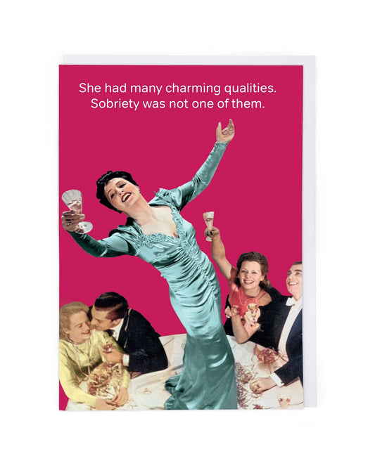 Charming Qualities Greeting Card