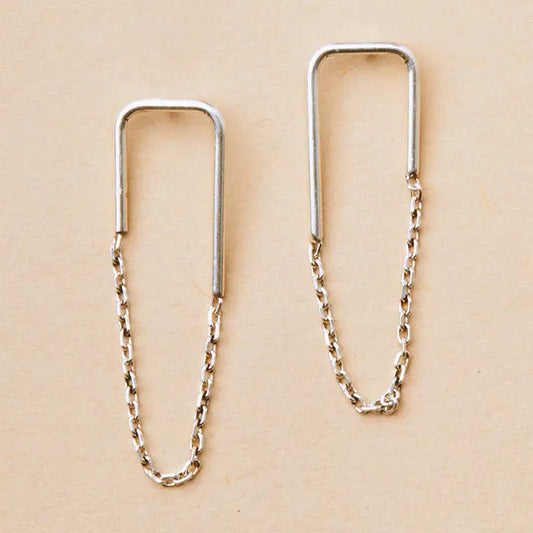 Refined Earring Collection - Filament Stud/Silver