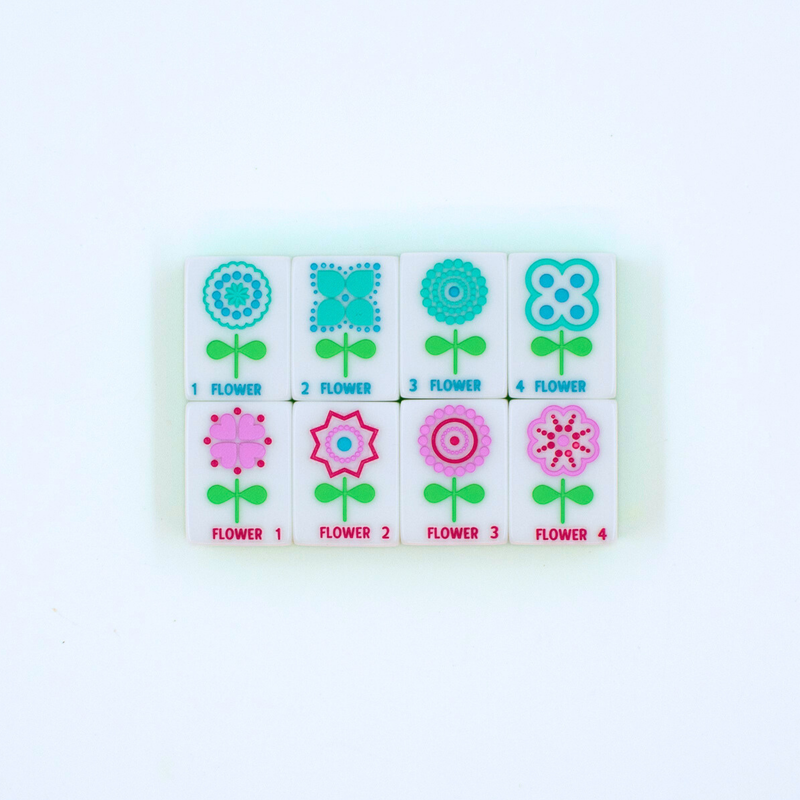 Crystal Confetti Lemon-Lime | Mahjong Set with a Sprinkle of Color and Joy