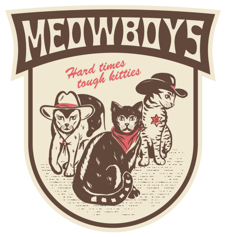Meowboys Magnet
