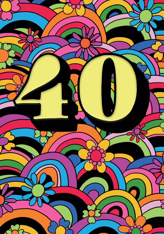 Forty Greeting Card