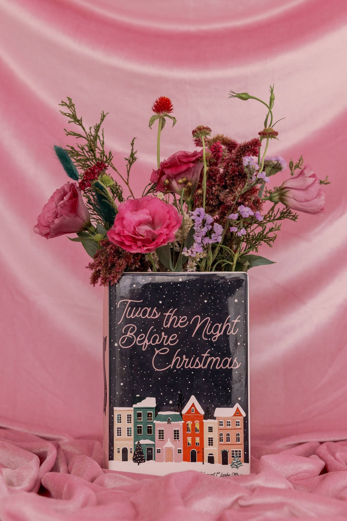 Twas the Night Before Christmas Book Vase