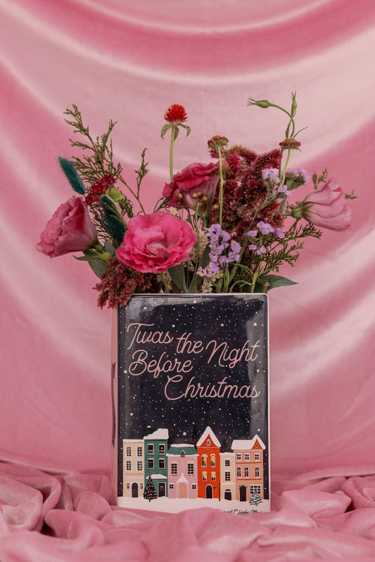 Twas the Night Before Christmas Book Vase