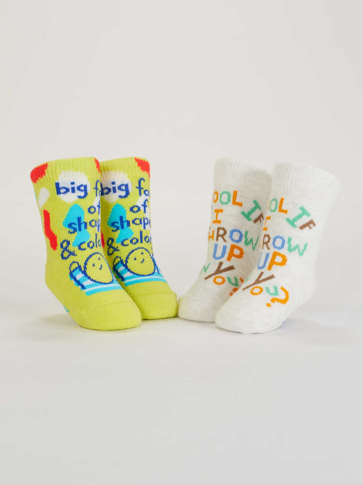 Shapes Colors/Throw Up Baby Socks