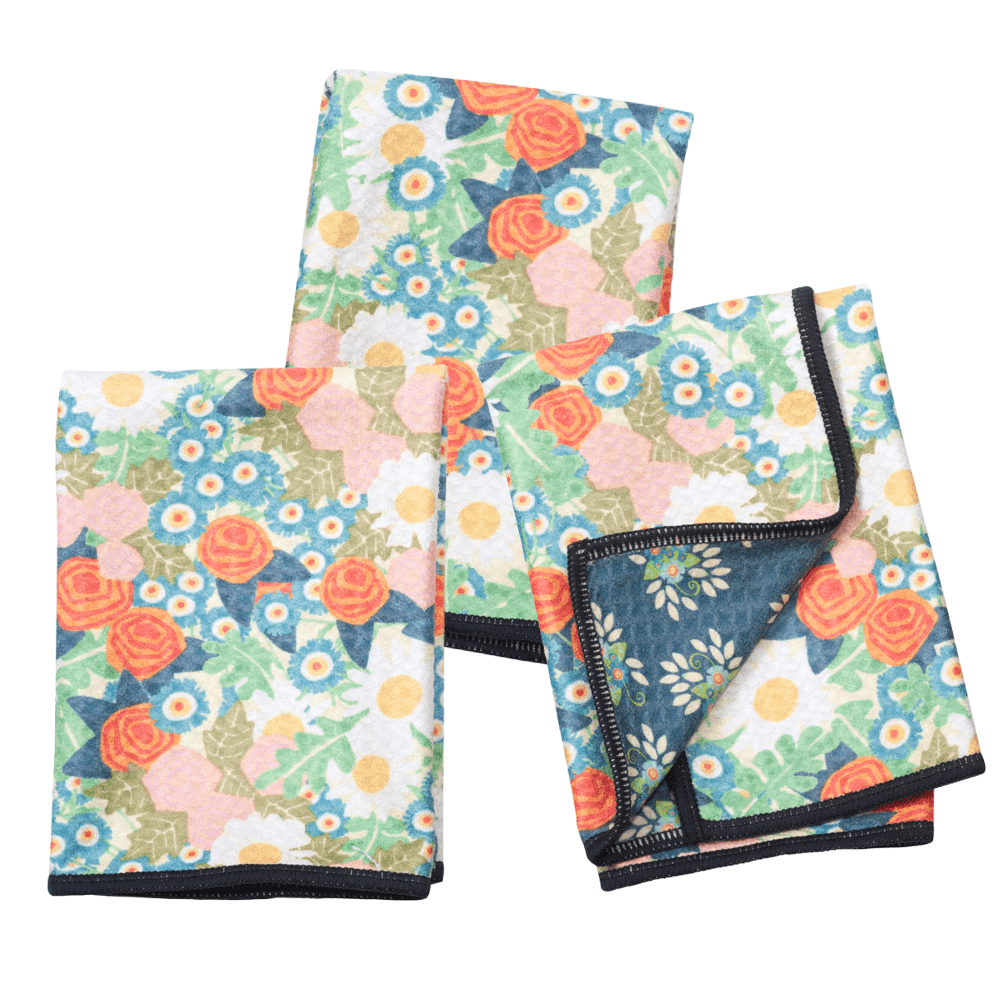 Mighty Mini Towel (Set of 3) Reversible - Mary Engelbreit Vintage Calico