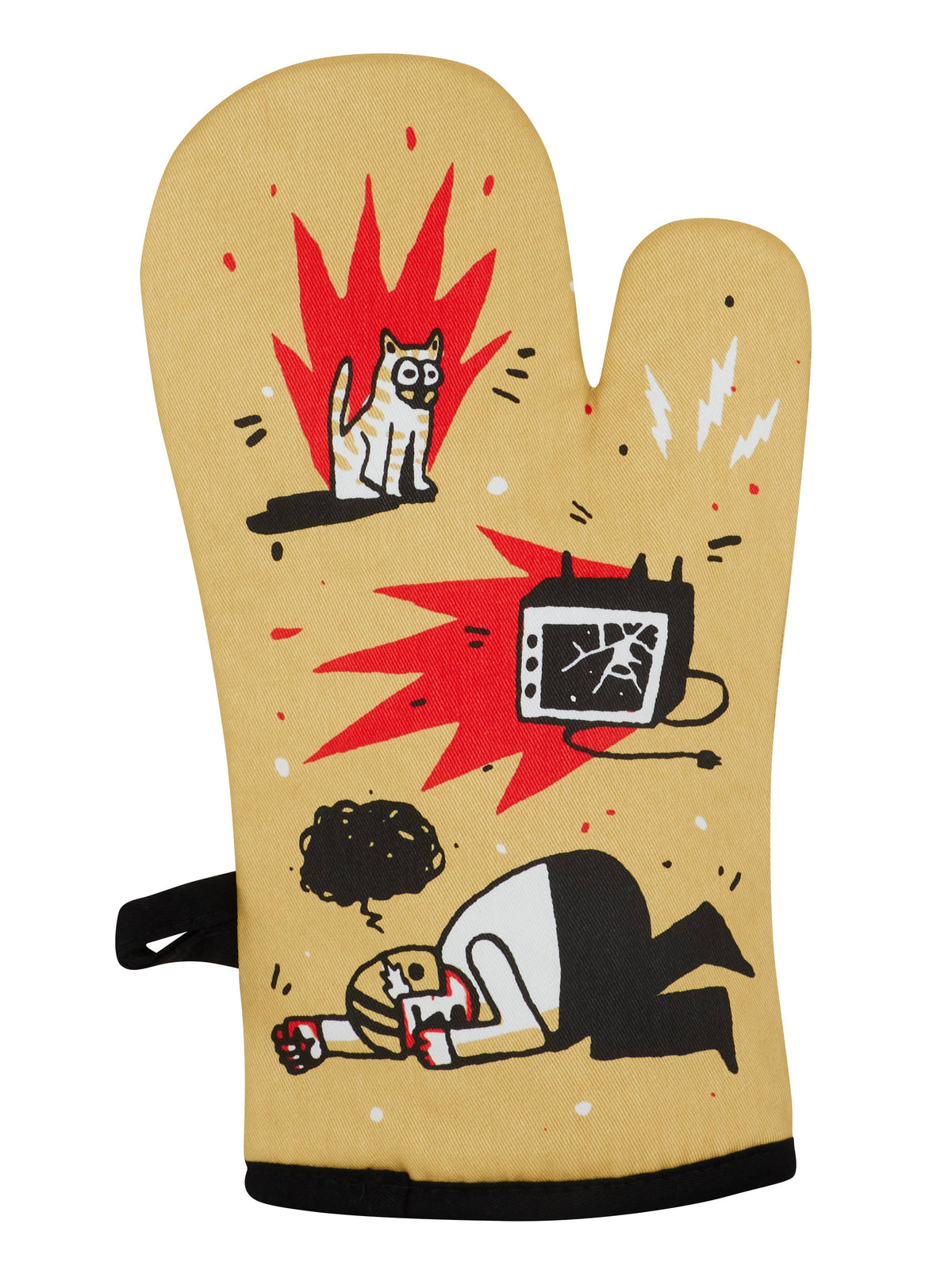 Yell At Football Oven Mitt