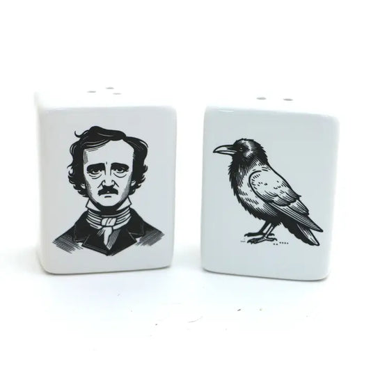Edgar Allan Poe Salt and Pepper Shakers