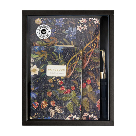 3-Piece Stationery Gift Set – Forest Flowers