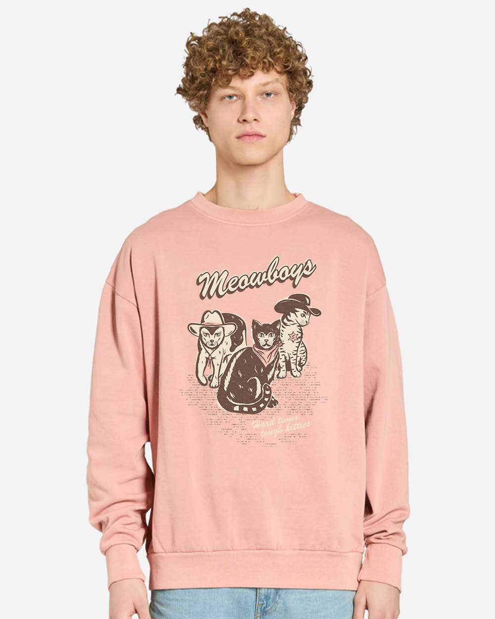 Meowboys Pullover Sweatshirt