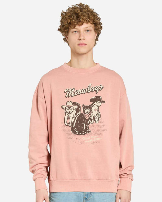 Meowboys Pullover Sweatshirt