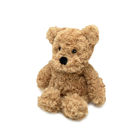 Brown Curly Bear Warmies® Junior