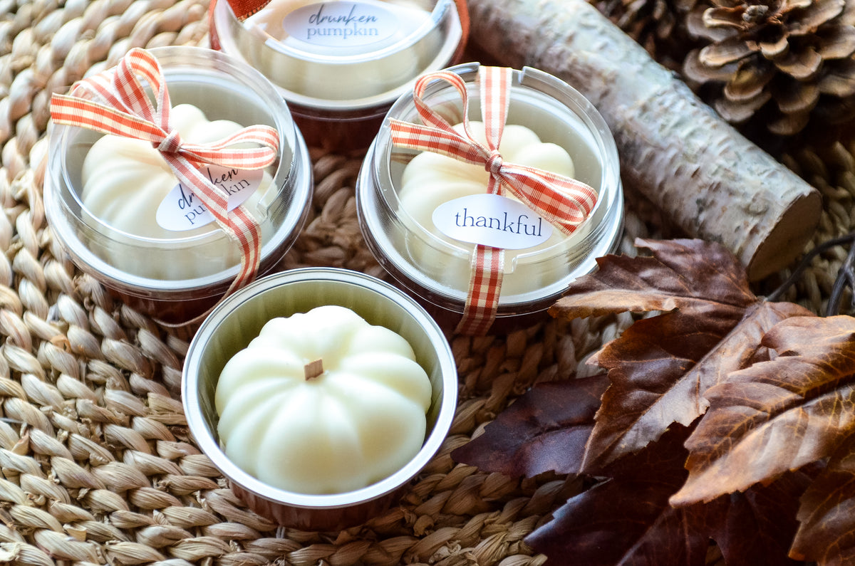 Mini Pumpkin Candles
